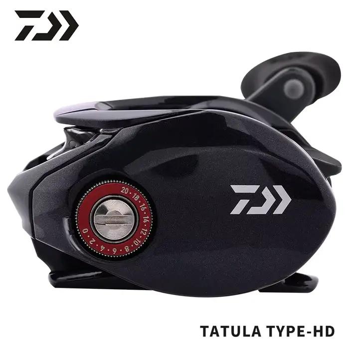 Moulinet baitcast Daiwa Tatula HD 7+1BB pour pêche en mer - Rapport 6.3/7.3 et traînée 6kg
