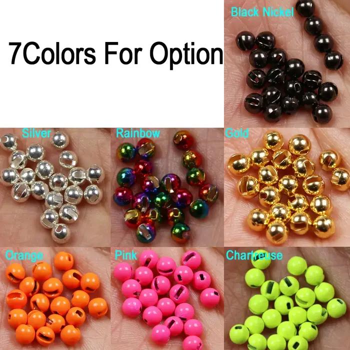 Perles de Tungstène à Fente 100mm pour Montage de Mouches Jig Nymphe Scud - Matériel Pêche