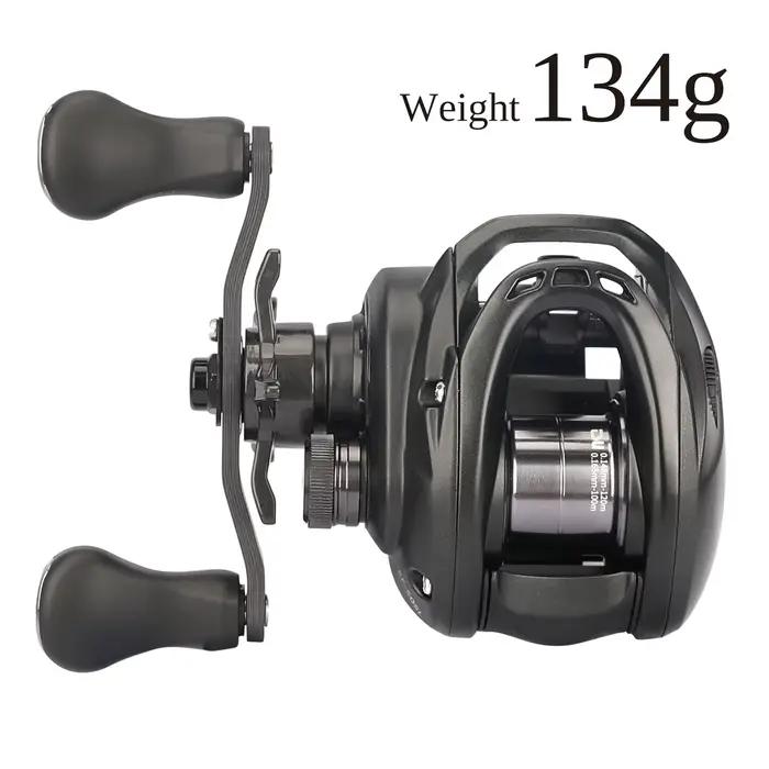 Moulinet Baitcasting Ultraléger 135g TSURINOYA Dark Wolf 50S 7.1:1 pour pêche précise et lancers légers