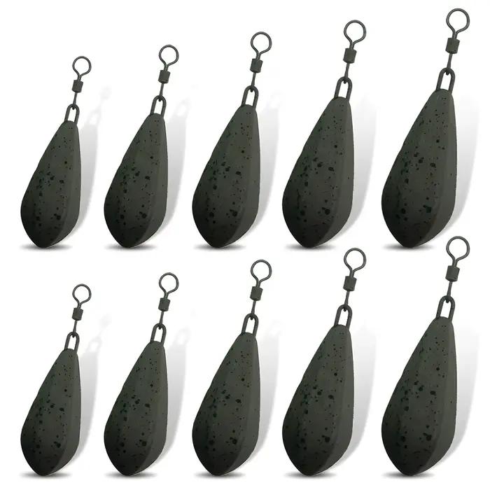 Plombs de carp fishing 56g 71g 85g 99g 113g avec système d'échange rapide pour bas de ligne et montages