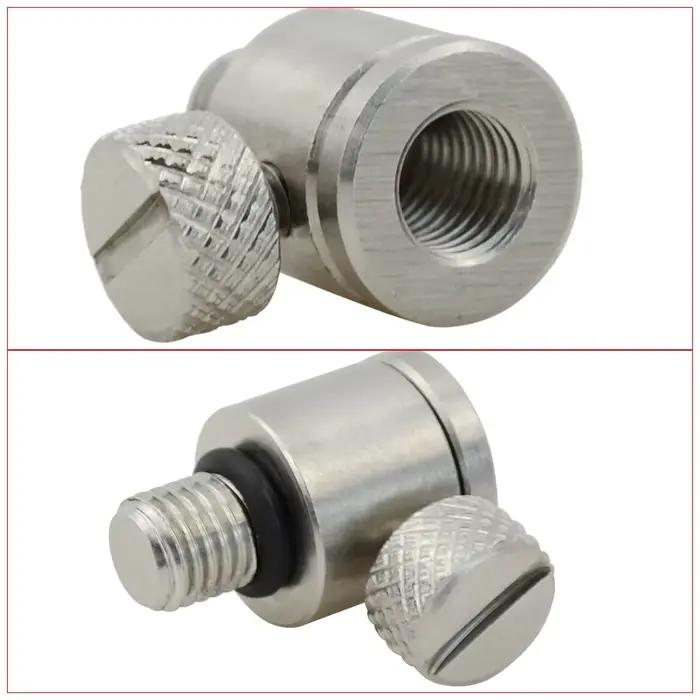 Connecteur rapide pêche carpe pour rod pod - acier inoxydable AQ204 support buzzer bar