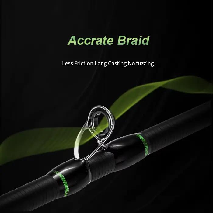 SOLOKING Ligne de Pêche Tressée 4 Brins 300m 500m 1000m, Super Résistante pour Truite et Carnassiers,