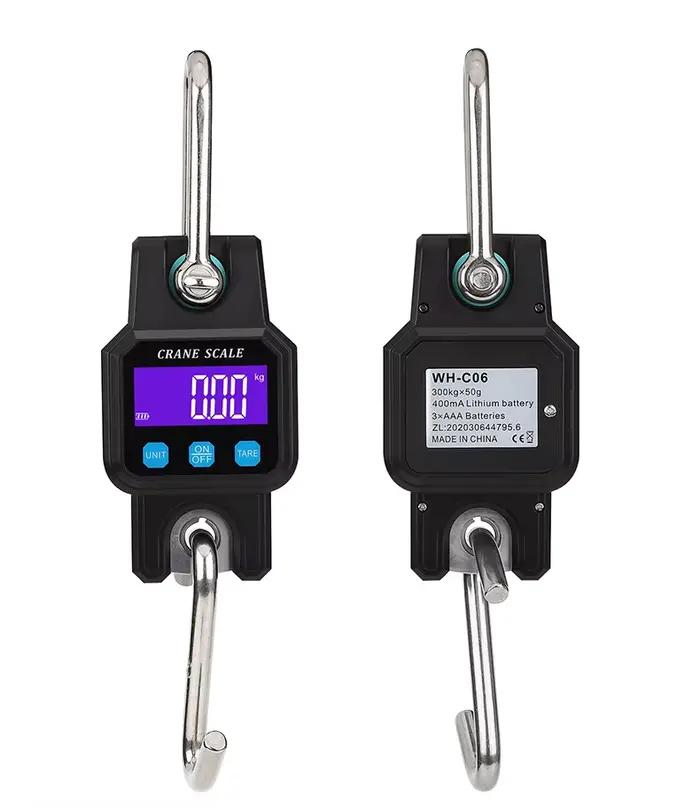 Balance électronique Bluetooth 300kg 50g - Pèse-brochet portable rechargeable