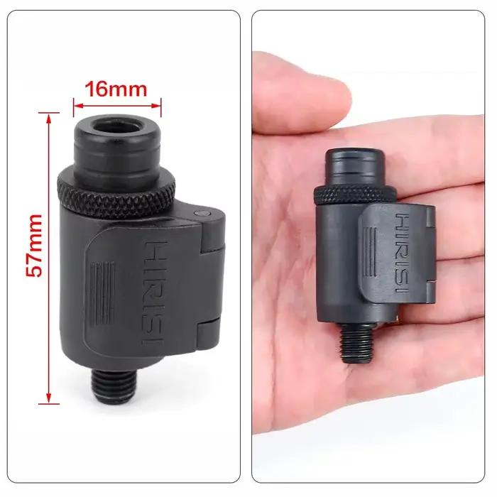 Connecteur rapide aluminium Hirisi AQ211 - pour alarms carpe, rod pod et bank sticks