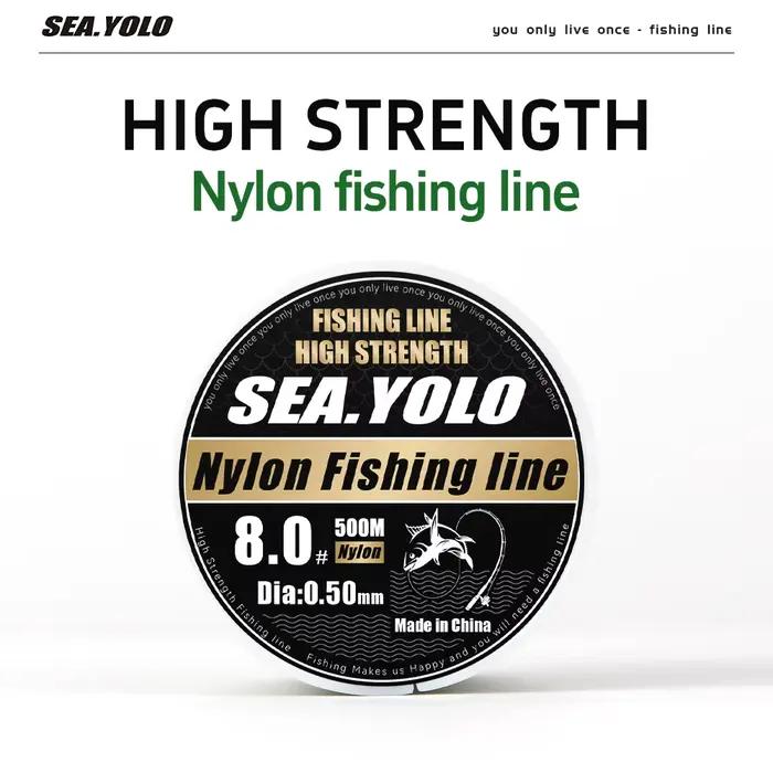 Ligne de Pêche Fluorocarbone 500M Japon : Bas de Ligne Sinking 0.14mm-0.50mm pour Leurres