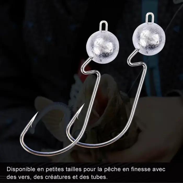 Lot de 10 hameçons Exposed Jig Head 3.5g à 14g MEREDITH - Hameçons pour jigging et appâts