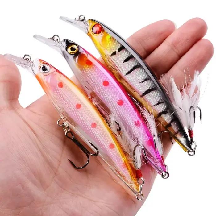 Leurre dur Laser Minnow 11cm 13g crankbait japonais pour pêche, wobblers et swimbait artificiel