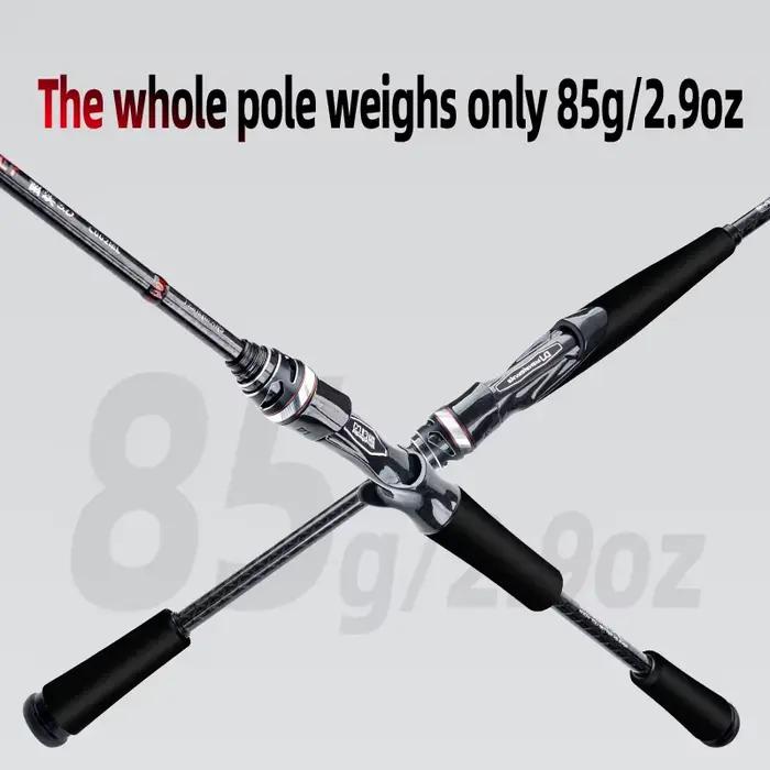 Canne FISHINGFANS RANCY 3.0 T1100S haut carbone avec guides Fuji Fazlite - L ML M haute sensibilité