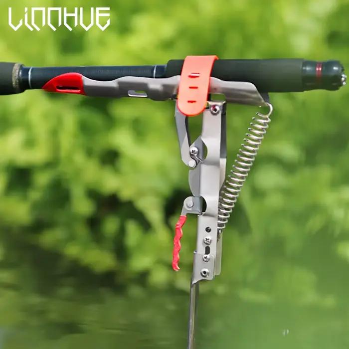 Support de canne à pêche automatique en acier inoxydable réglable et pliable