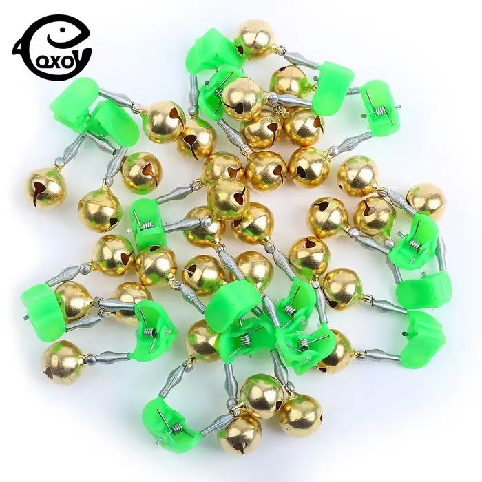 Cloches métal morsure poisson QXO 2 pièces - accessoires pêche 5.5cm clip sur canne alarme