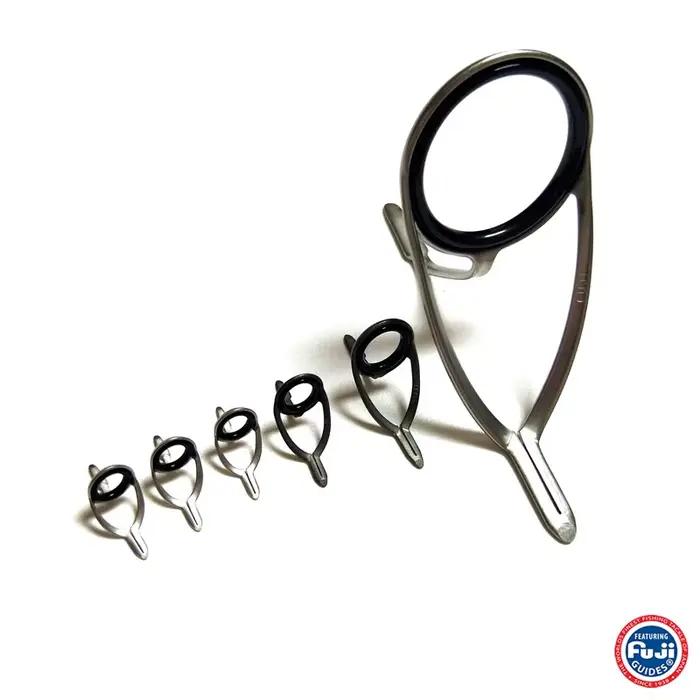 Anneau Fuji KW double pied casting/spinning - Haute qualité pour montage et réparation canne pêche