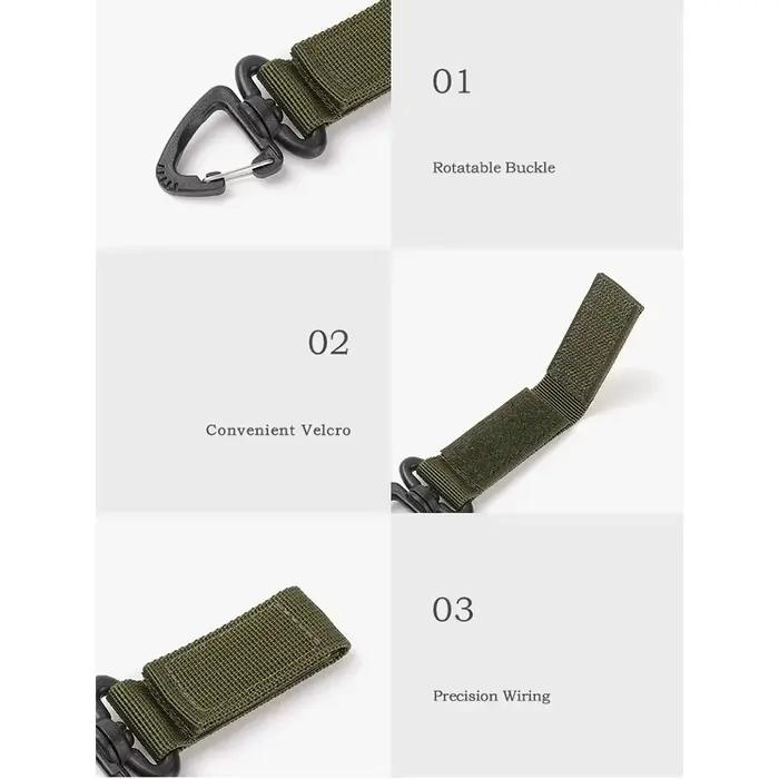 Lot mousquetons nylon pêche - 1-10 pièces, accroche équipement, ceinture, outils pêche camping