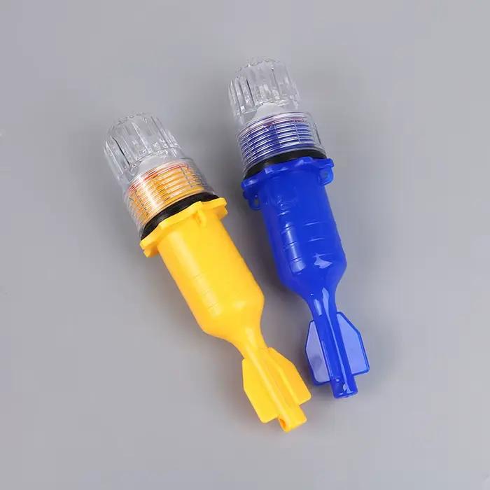 Lampe de pêche sous-marine à double flash - Balise lumineuse pour filets et détection de poissons