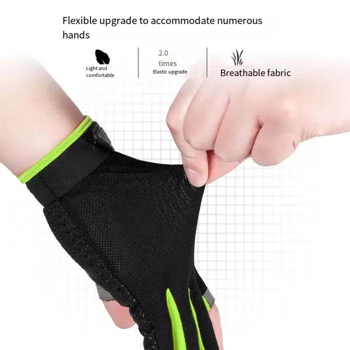 Gants de pêche imperméables anti-dérapants 3 doigts coupés pour carpe chasse extérieur