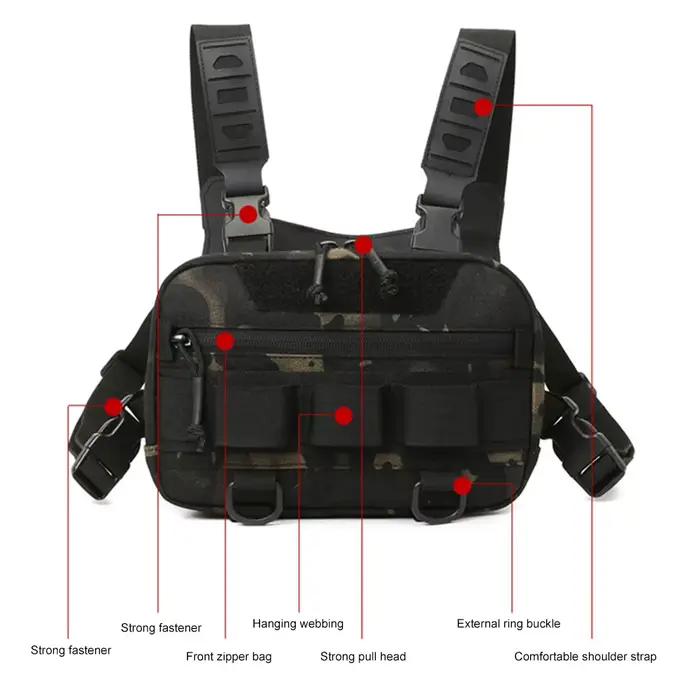 Ceinture porte-accessoires pêche française - Banane rangement leurres lignes matériel