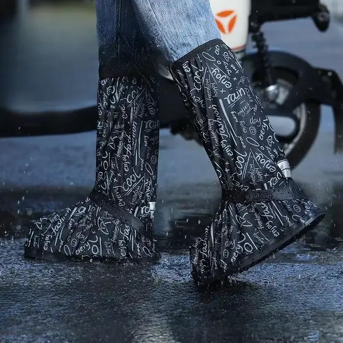 Galoches légères haute luminosité pêche grande taille - Bottes pluie agriculture boue caoutchouc résistant