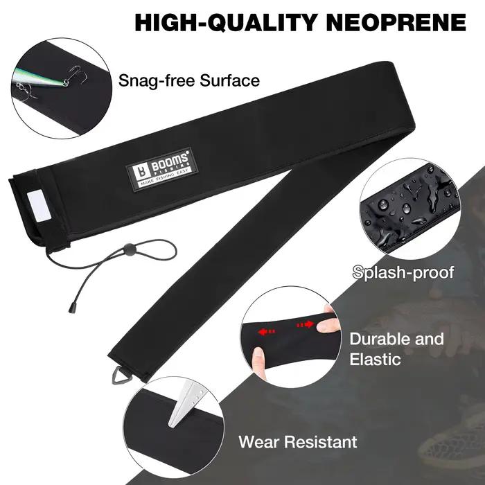 Manchons protection cannes pêche RS8 casting trolling - Housses tubes cannes - Accessoires rangement pêche