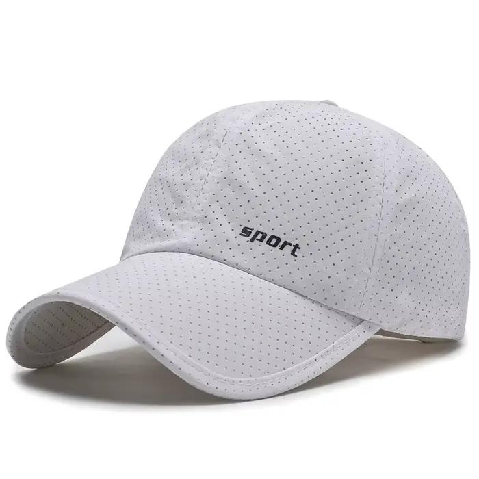Casquette baseball outdoor séchage rapide respirante réglable pour pêche sports extérieurs