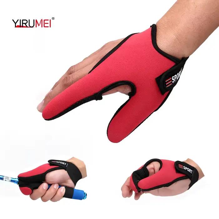 Gants de pêche 2 doigts anti-coupure et antidérapants, respirants pour la pêche de la carpe et extérieur