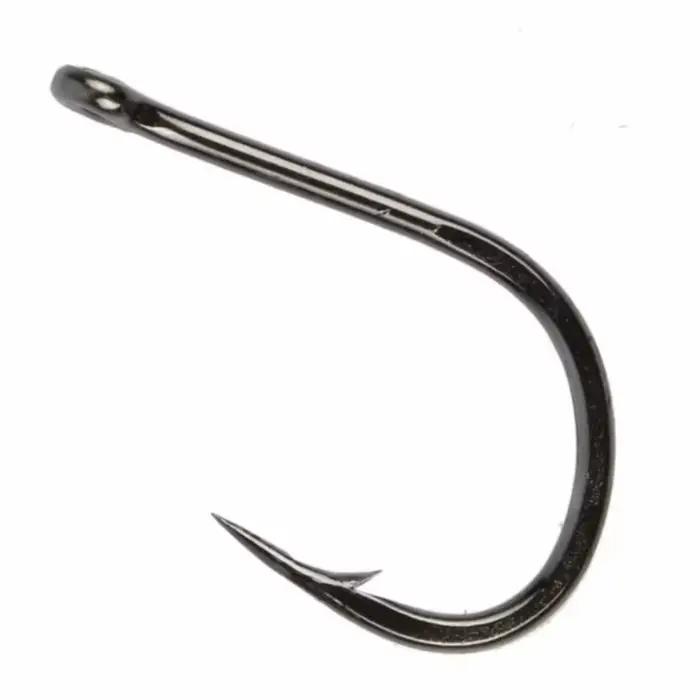 Hameçons carpe acier carbone qualité supérieure - 100/200/300 pièces par boîte - 10 tailles disponibles