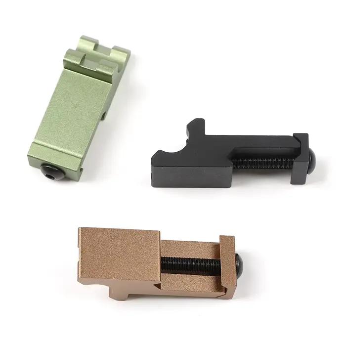 Adaptateur latéral 45 degrés rail Picatinny 20mm montage lampe laser lunette fusil chasse accessoire tactique