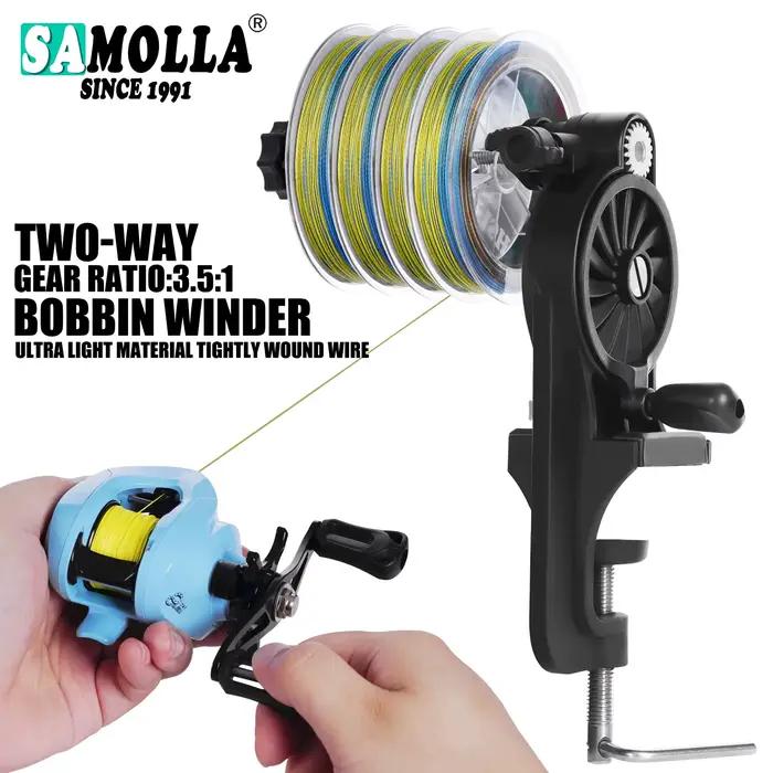 Machine à enrouler ligne de pêche portable pour moulinet baitcasting et spinning