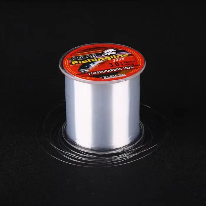 Ligne tressée fluorocarbone 300M-500M pour pêche à la mouche - Nylon japonais revêtu 3.8-21KG