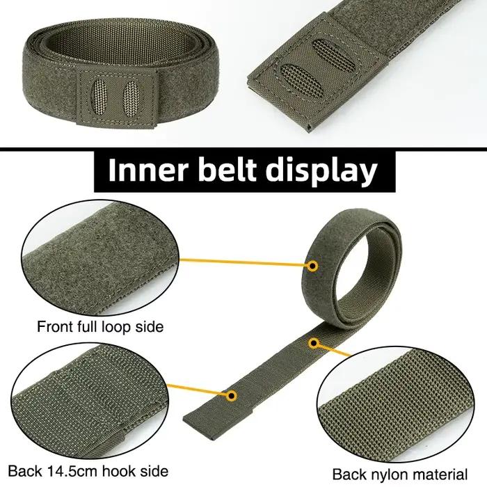 Ceinture tactique légère IDOGEAR 2 pouces avec boucle rapide pour sports outdoor et pêche