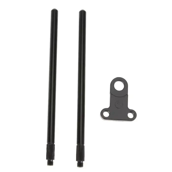 Barres anti-accrochage aluminium pour détecteurs de touches pêche carpe - 1/2/3/4/5PCS noir anti-vent
