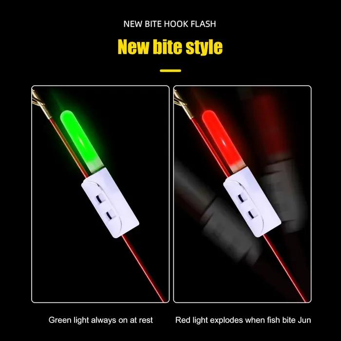 Lampe électronique portable pour canne - Indicateur de touche étanche sticks lumineux pêche nuit
