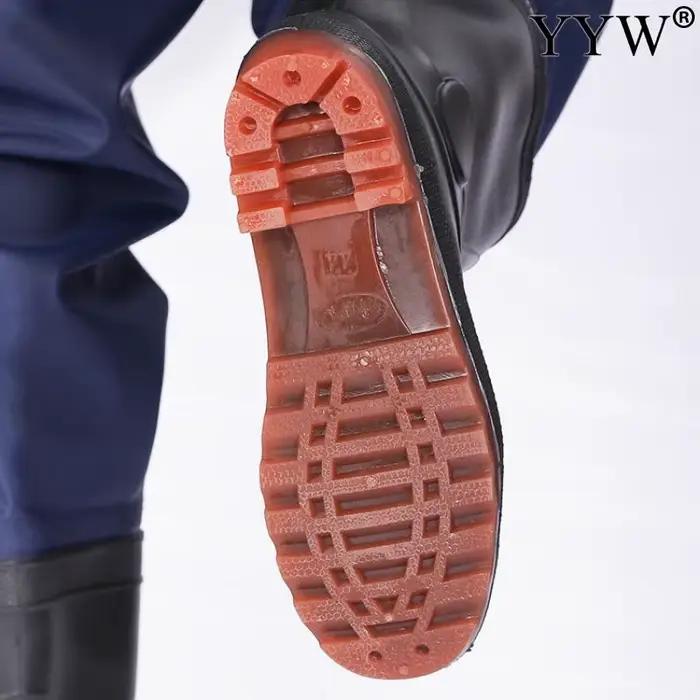 Pantalon waders étanches pêche chasse avec semelle Oxford pour hommes et femmes