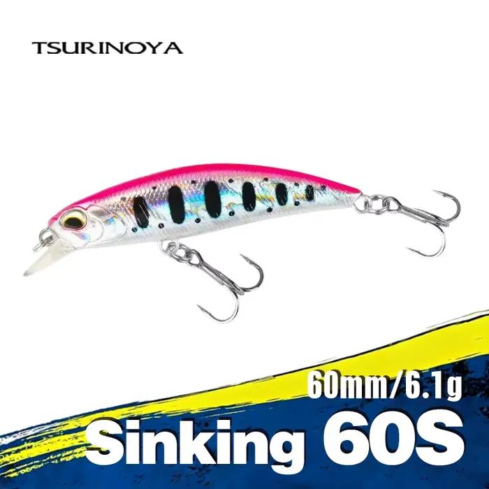 Leurre TSURINOYA DW67 60mm 6.1g - Minnow coulant pour brochet, perche et truite en rivière
