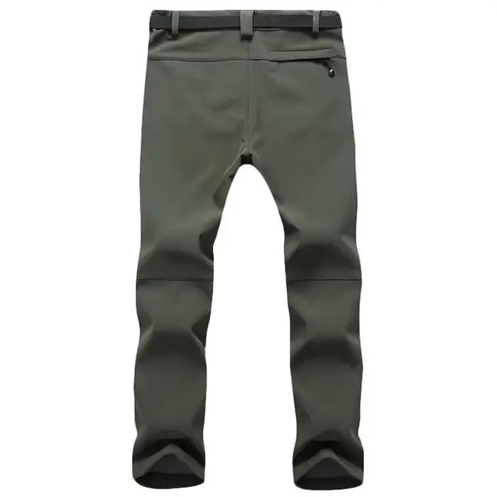 Pantalon softshell hiver imperméable pêche randonnée chaud coupe-vent hommes outdoor