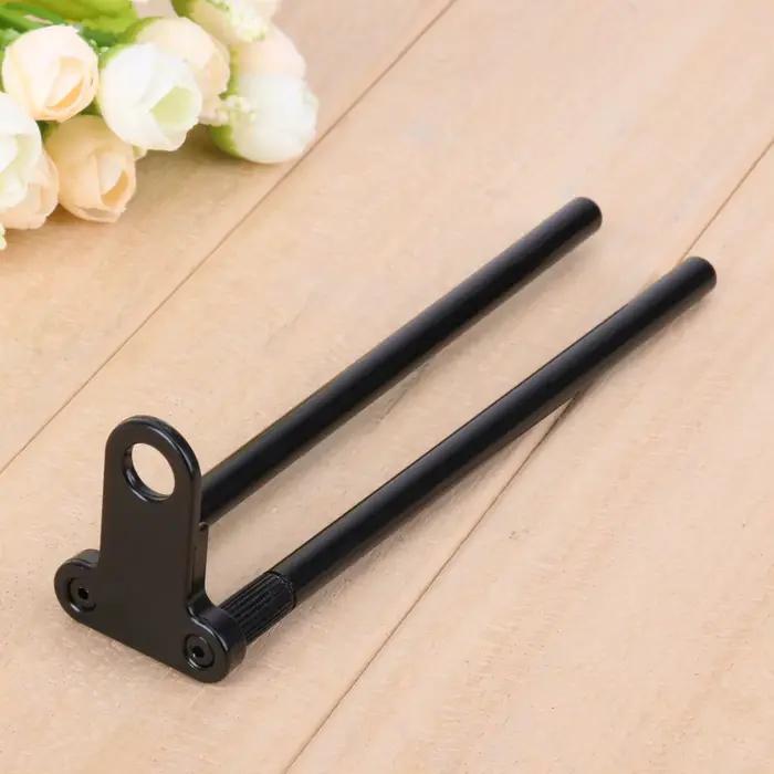 Barres anti-accrochage aluminium pour détecteurs de touches pêche carpe - 1/2/3/4/5PCS noir anti-vent