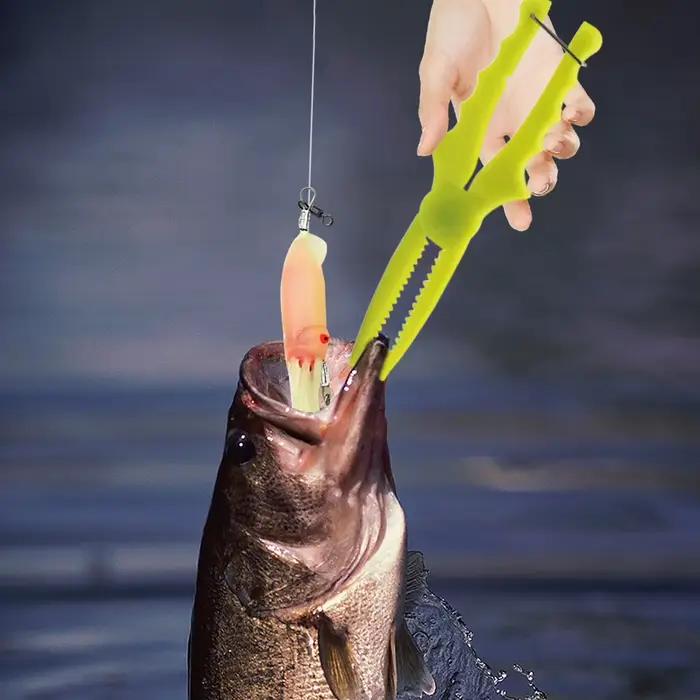 Pince flottante à grip ergonomique avec poignée verrouillable - Accessoire pêche léger et portable