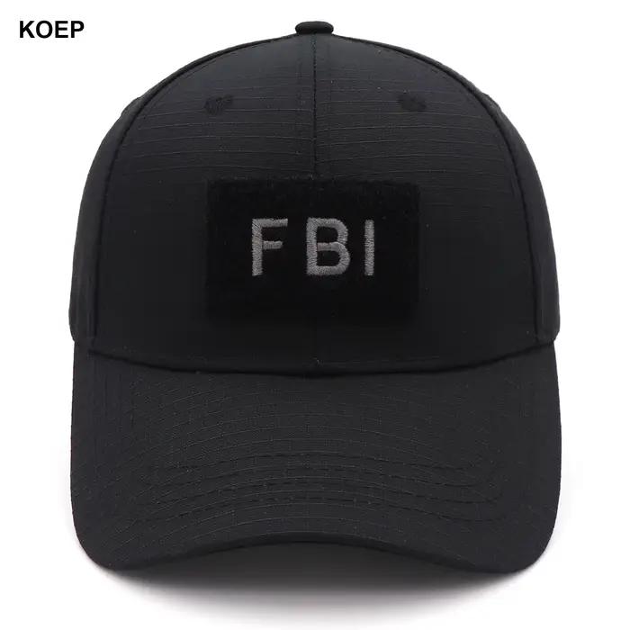 Casquette baseball camouflage FBI K-9 SWAT KOEP pour pêche jungle - Modèle tactique