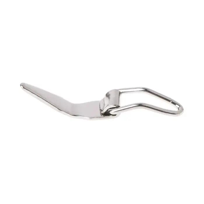 Porte-hameçon pliant inox pour canne à pêche - accessoire rangement appâts et hameçons