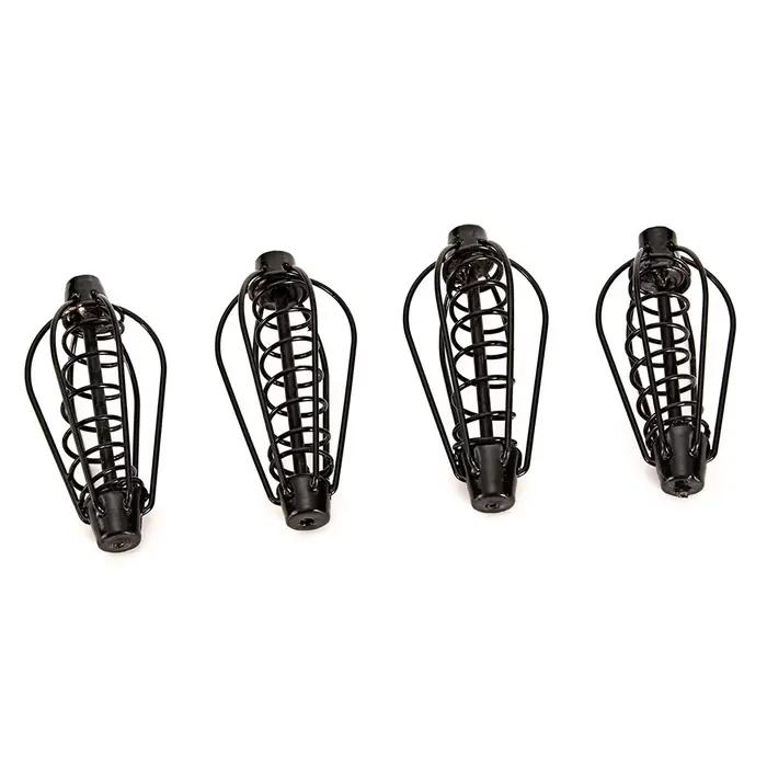 10 pièces feeder cage 15-30g amorces rondes recharge montage inline pour carpe accessoires pêche