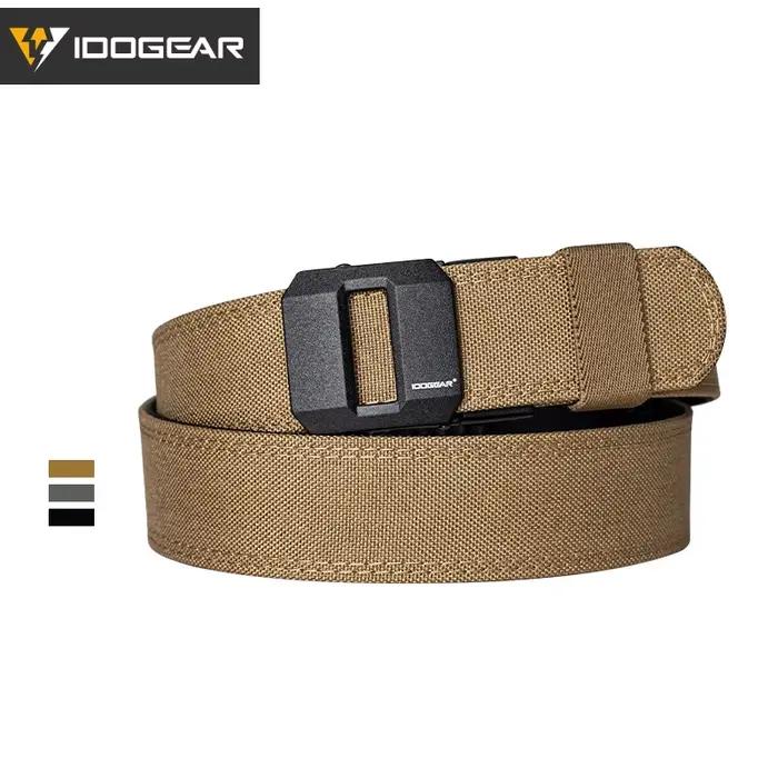 Ceinture tactique rigide 1.5 pouces IDOGEAR boucle automatique - Équipement pêche IPSC durable 3430