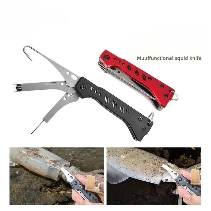 Pince multifonction pêche avec coupe-fil et dégorgeoir - Outil essentiel pour pêcheur mer et rivière