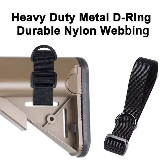 Adaptateur écharpe fusil anneau D en nylon robuste pour pêche au fusil harpon occasionnels et professionnels