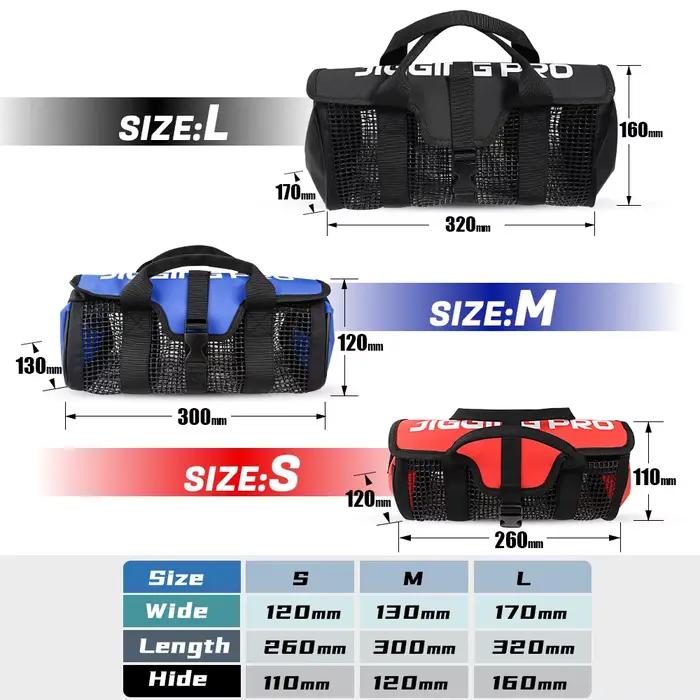 Sac de rangement pour leurres métalliques JIGGINGPRO - Pêche en mer - Organisation leurres et appâts