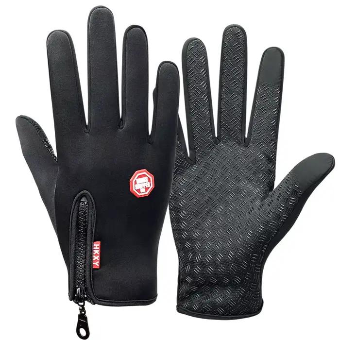 Gants polaire chauds antidérapants tactiles pour sports outdoor randonnée et équitation montagne