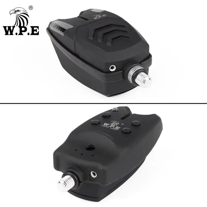 Alarme électronique sans fil W.P.E pour carpe - Kit pêche avec LED, son et accessoires carpage complets