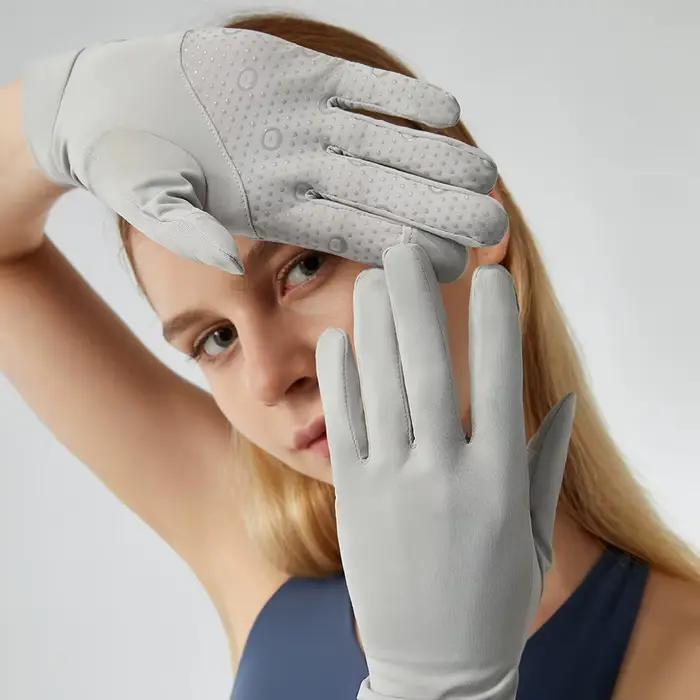 Gants de pêche été OhSunny légers anti-UV UPF 2000+ tissu céramique pour cyclisme et pêche