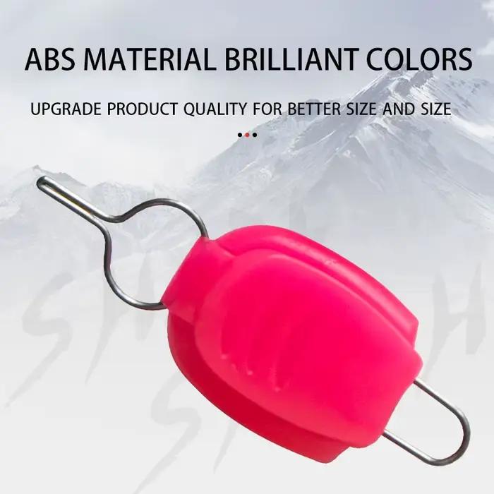 10 clips porte-ligne de pêche couleurs assorties pour rangement organisé du matériel