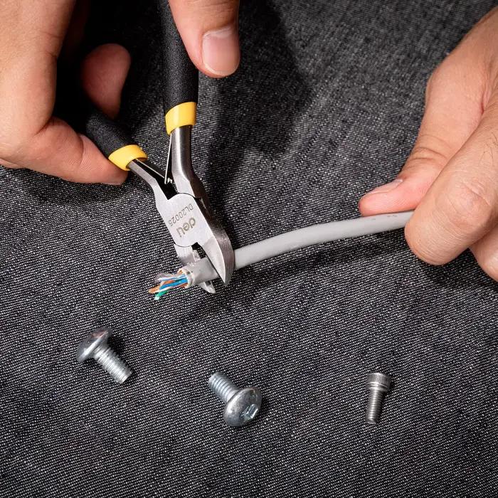 Pince coupante diagonale universelle 4.5 pouces DeLi - Outil multifonction pour électricien et bricolage