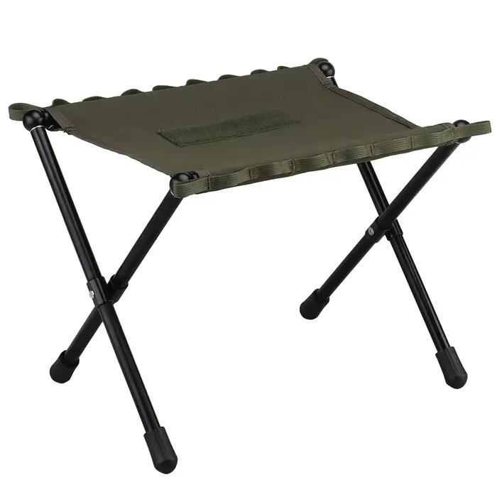 Tabouret pliable tactique en alliage aluminium léger pour chasse, camping, pêche et équipement randonnée
