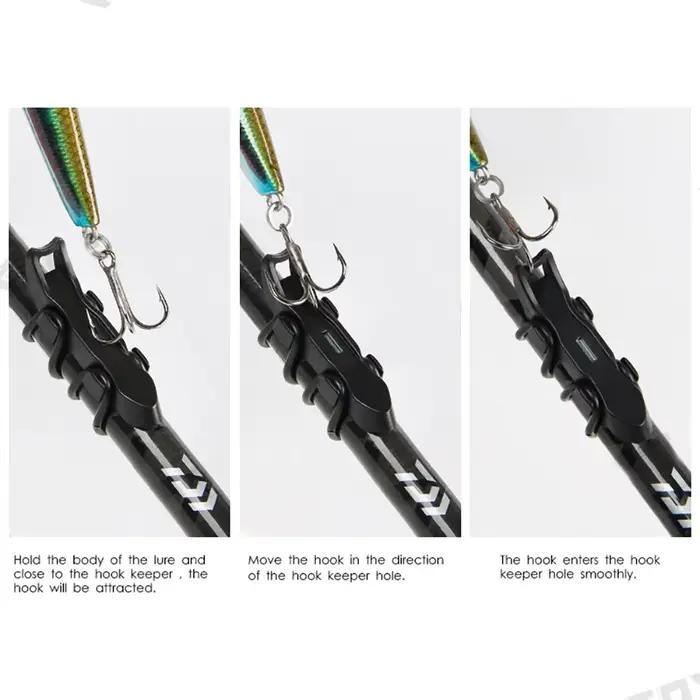 Porte-leurres magnétique 1-5 pièces sécurité canne à pêche support appâts accessoire pêche