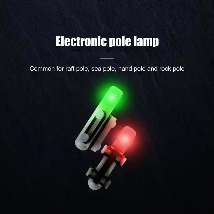 Alarme de touche lumineuse LED pour canne à pêche avec détection électronique et lumière colorée changeante
